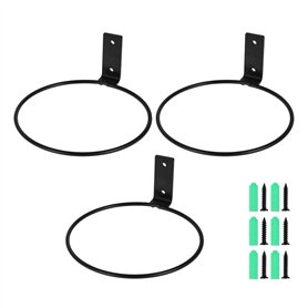 Lot de 3 Supports muraux pour Pot de Fleurs en Fer pour intérieur
