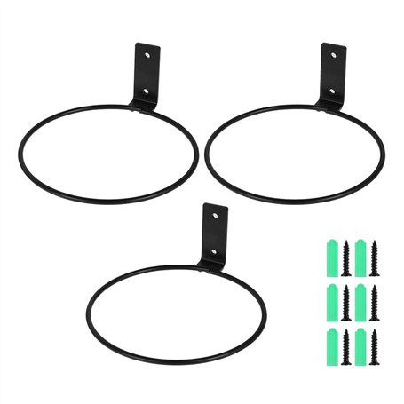 Lot de 3 Supports muraux pour Pot de Fleurs en Fer pour intérieur