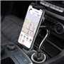 Support Tablette Voiture Porte Gobelet à Col de Cygne, Oilcan Porte Tablet Porte Gobelet avec Bras Long Flexible pour iPad Pro A
