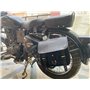 2X de Selle de vélo de Moto en Cuir, Sac de vélo en pour Hommes Sac à Outils de Cyclisme pour Voyage avec Sac à Bretelles réglab