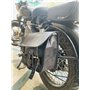 2X de Selle de vélo de Moto en Cuir, Sac de vélo en pour Hommes Sac à Outils de Cyclisme pour Voyage avec Sac à Bretelles réglab