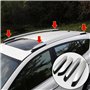 Vuzmode Coque d'extrémité de Rail de galerie de toit, for TOYOTA, for RAV4, for XA40 2013 – 2018, barre de porte-bagages de remp