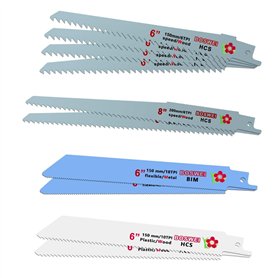 Lot de 10 lames de scie sabre haute performance pour bois