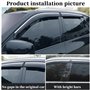 CWYLF Déflecteurs d'air pour MG HS Ehs Phev Plug-in MGHS AS23 2018~2023 2024, Pare-Pluie pour vitres de Voiture Protection Contr