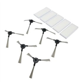 GNUFOPI Outil de pièces de Rechange de Robot de Remplacement de Brosse latérale de Filtre 11 pièces/Ensemble Accessoires d'aspir