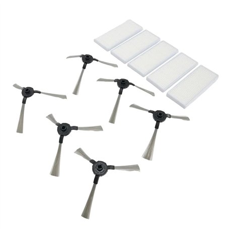 GNUFOPI Outil de pièces de Rechange de Robot de Remplacement de Brosse latérale de Filtre 11 pièces/Ensemble Accessoires d'aspir