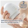Rasoir Anti-bouloche ABBI Essentiels - USB Rechargeable, 2 Lames de Rechange, Pochon de Rangement | Pulls Vêtements Canapés Tiss