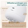 Rasoir Anti-bouloche ABBI Essentiels - USB Rechargeable, 2 Lames de Rechange, Pochon de Rangement | Pulls Vêtements Canapés Tiss