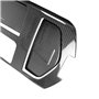 TEHDFG Lot de 3 Garnitures de Panneau de Console Centrale en Fibre de Carbone, compatibles avec Maserati Ghibli 2013-2016, pièce