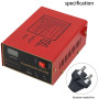12V/24V Chargeur de Batterie pour Voiture Intelligent Automatique Mainteneur, au Lithium, Plomb Acide Batterie, 140W 6Ah à 105Ah