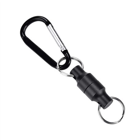 BYARSS Pêche Aimant magnétique Boucle Mouche Filet dégagement Clip Support Suspendu lanière Clip pour pêche