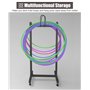 ZIMGOD Support Cerceau Hula Hoop Chariot à roulettes pour Cerceaux Suspendus, Support pour Cordes à Sauter et Cerceaux de Fitnes