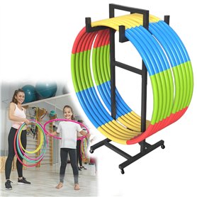 Support Cerceau Hula Hoop Support de Cerceau en Métal pour Hula Hoop et Corde à Sauter Suspendue