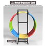ZIMGOD Support Cerceau Hula Hoop Support Mobile pour Corde à Sauter/Cerceau d'exercice, Présentoir pour Anneaux de Hula Hoop sur
