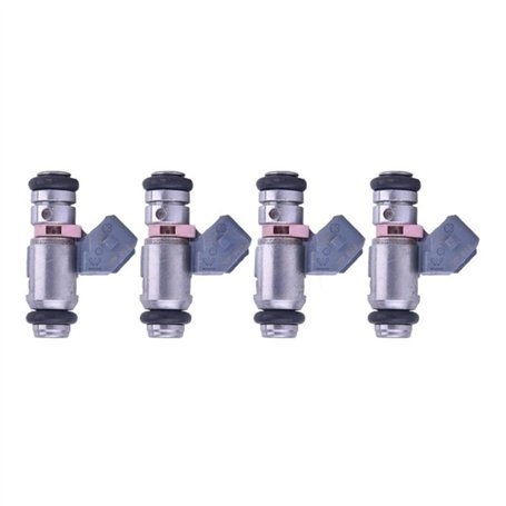 OGHF 4x Injecteur de carburant IWP099 Compatible avec Renault CLIO FASE II 1.2 16 V 02-05 Buse de moteur de voiture Injecteur de