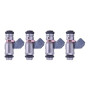 OGHF 4x Injecteur de carburant IWP099 Compatible avec Renault CLIO FASE II 1.2 16 V 02-05 Buse de moteur de voiture Injecteur de