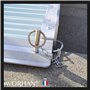 WORHAN Rampe de 2.44m Alu Pliable Valise Aluminium pour Fauteuil Roulant Chargement Scooter Plate-Forme Neuf R8