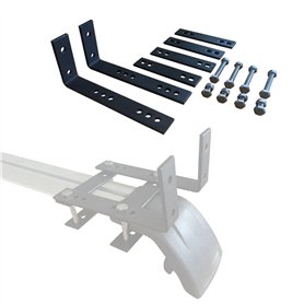 WPWSDWMX Kit D'installation de Support Universel en L en Acier Inoxydable