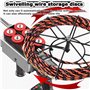 Enfileuse automatique pour électricien, tire-fil électrique, vitesse d'enfilage 40 m/min, enroulement et stockage automatiques, 