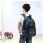 2 Ensembles Sac à Dos école à la Mode Impression Cartable garçons Sport Casual Poitrine Pack Sac à Dos pour Ordinateur Portable 
