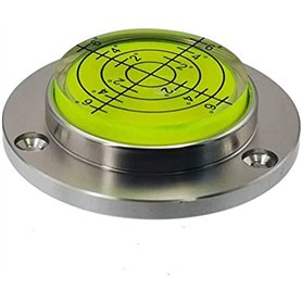 umei Échelle magnétique en alliage d'aluminium vert avec trou et niveau à bulle circulaire en alliage d'aluminium (magnétique)