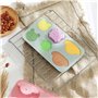 2 pièces Silicone Moules, 6 cavités Forêt Animal Séries Silicone Moluds pour Faire des gateaux, Chocolat, Biscuit, Glaçons, Gelé