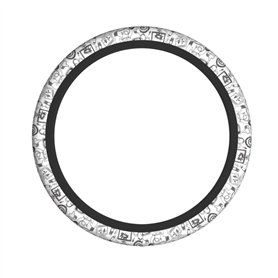 Housse de volant élastique universelle pour garçons - Motif jeux vidéo