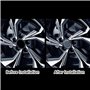 4 Pièces Cache Moyeux pour Opel Zafira Tourer A C Vauxhall Zafira B 2011-2022, Capuchon Enjoliveur Centre Roue Bouchons de Roue 