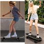 Skateboard électrique avec télécommande, vitesse maximale de 35 km/h, charge maximale de 79 kg, longboard complet pour adultes e