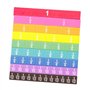 Lot de 51 cubes de fraction pour apprendre l'équivalence des fractions