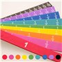 Lot de 51 cubes de fraction pour apprendre l'équivalence des fractions
