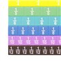 Lot de 51 cubes de fraction pour apprendre l'équivalence des fractions