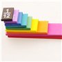 Lot de 51 cubes de fraction pour apprendre l'équivalence des fractions