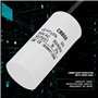 Condensateur AC 250V Condensateur AC 120uF Condensateur 50/60Hz Conducteur de marche avec fil pour le compre