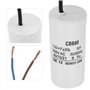 Condensateur CBB60, Condensateur AC 250V Condensateur AC 120uF Condensateur 50/60Hz Conducteur de marche avec fil pour le compre