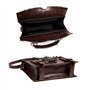 HUAXM Vintage Steampunk Sac à Dos Retro Gothique Main en Cuir Sac Messenger Moyen Age Sac à bandoulière pour Ordinateur Portable