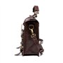 HUAXM Vintage Steampunk Sac à Dos Retro Gothique Main en Cuir Sac Messenger Moyen Age Sac à bandoulière pour Ordinateur Portable