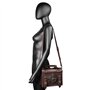 HUAXM Vintage Steampunk Sac à Dos Retro Gothique Main en Cuir Sac Messenger Moyen Age Sac à bandoulière pour Ordinateur Portable