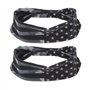 BESPORTBLE Bandeau De Sport Unisexe - Lot De 2 Bandeaux Élastiques À Motif Drapeau Américain Pour Entraînement Course À Pied Et
