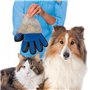 Lalang Right Hand Gant Magic Brosse de Nettoyage pour Animaux de Compagnie, Bleu
