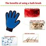 Lalang Right Hand Gant Magic Brosse de Nettoyage pour Animaux de Compagnie, Bleu
