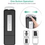 1 6 Go Mini enregistreur vocal numérique de 128 kbps, USB Enregistreur vocal audio, 50 heures d'enregistrement d'une opération à
