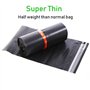 EVANEM Lot de 100 Sacs de courrier adhésifs Noirs Auto-adhésifs, 20 x 30 cm, enveloppes en Plastique, for expédition Postale et 