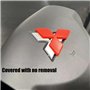 Auto Emblème pour Mitsubishi ASX 2020 2021 2022 2023, Insigne Avant de Calandre Capot Étiquette Coffre Volant Logo Autocollant D