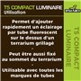 Reptiles Planet - T5 Compact Luminaire 6.0 - Rampe d’Eclairage avec 2 Tubes T5 - 24 W / 58 cm