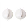 jiheousty 2pieces Micro-Ondes Bouton Rotatif minuterie commutateur de Commande en Plastique pour Les médias universels