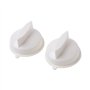 jiheousty 2pieces Micro-Ondes Bouton Rotatif minuterie commutateur de Commande en Plastique pour Les médias universels