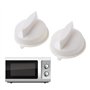 jiheousty 2pieces Micro-Ondes Bouton Rotatif minuterie commutateur de Commande en Plastique pour Les médias universels