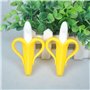 Sunnysam 2 pièces scellé bébé Banane Jouet de Dentition Doux Silicone Infantile Formation de Dentition Brosse à Dents