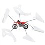 Yurefax Kit de Couvercle de carénage en Plastique for Moto CRF 450, Garde-Boue for Moto Tout-Terrain, véhicule Tout-Terrain, Mot